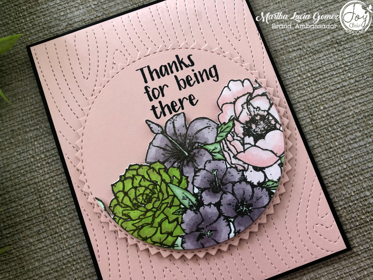 Martha's Flowers Technique Card