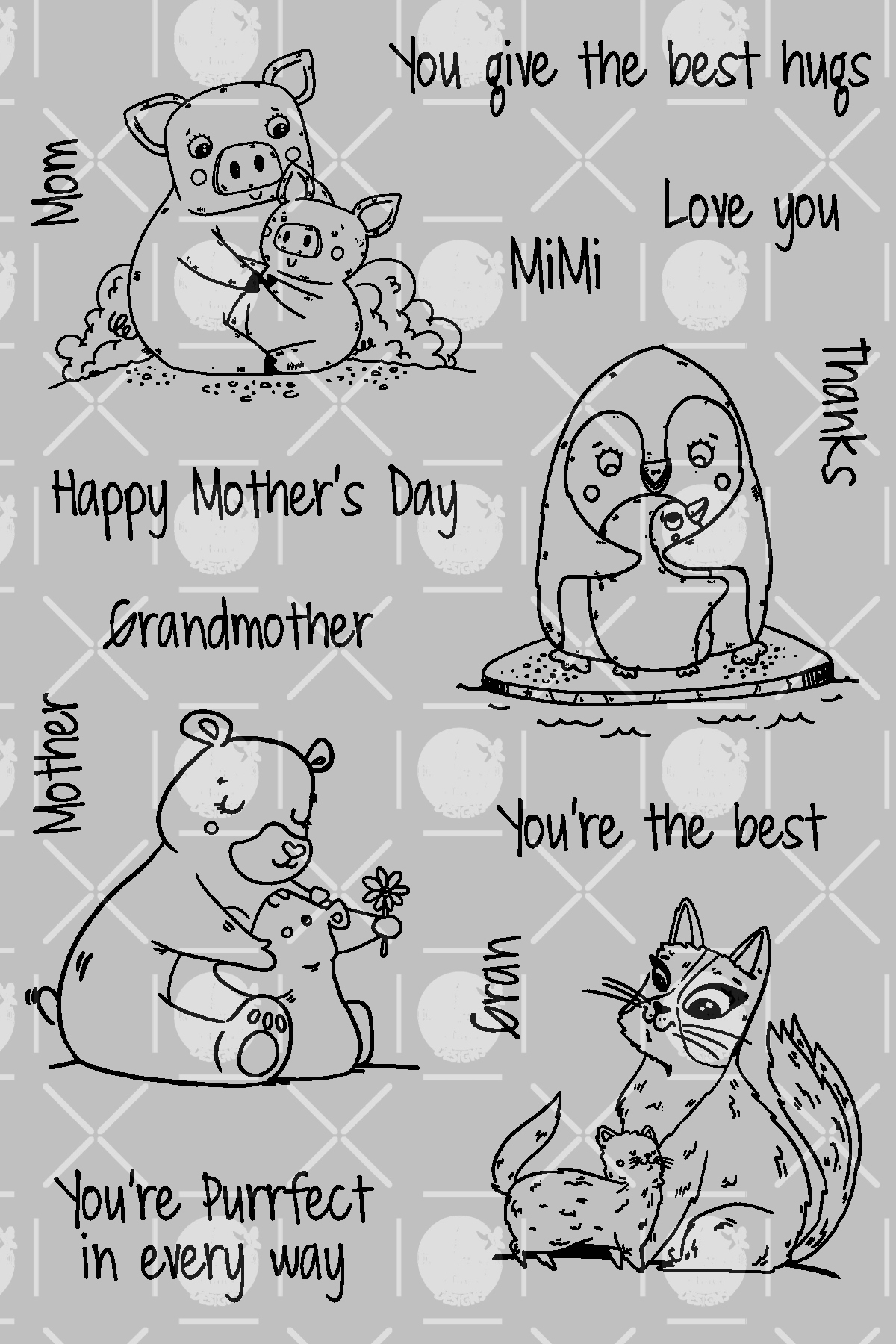 Mother's Day Love Stamp Set