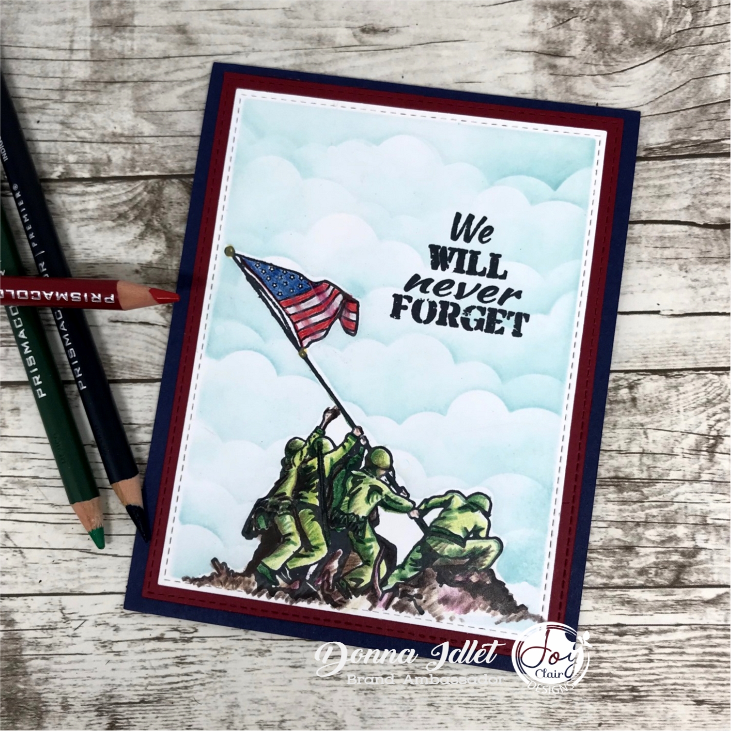 A DIY Heroes Card to recognize the work of heroes that we will never forget.