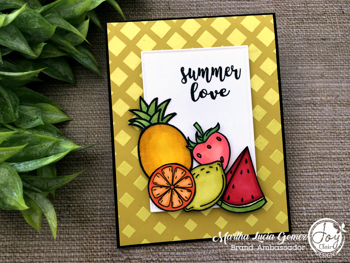Cards with texture and Joy Clair Stamps