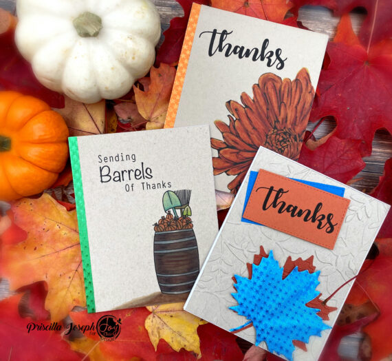 Foil on Kraft | Thank You Cards with an Autumn Twist