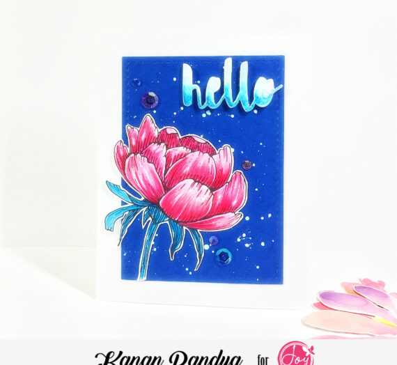 A Card Using Spring Rose