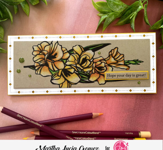 Slimline Floral Card
