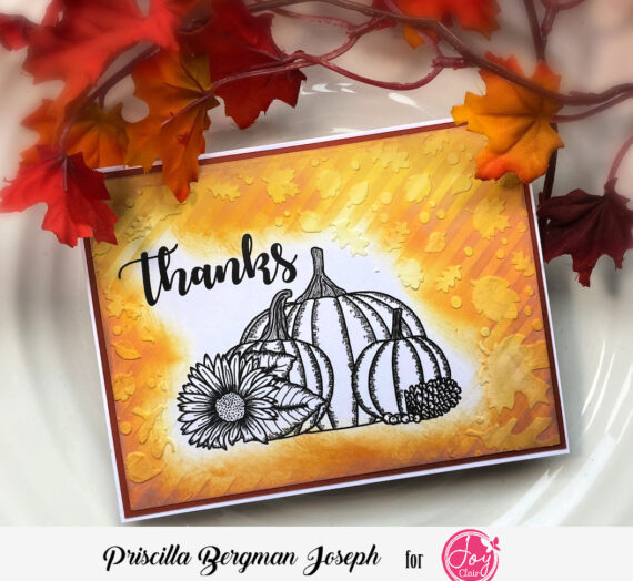 A Thank You Card with a Autumn Flair