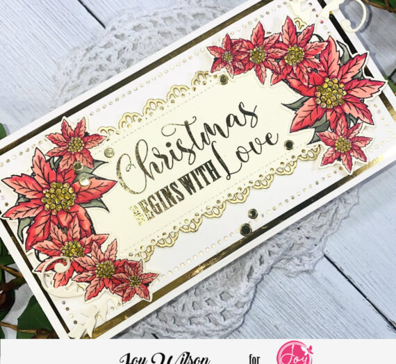 Adding Gold Accents To Your Holiday Cards with Christmas Joy