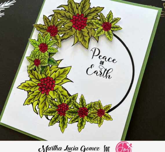 New Christmas Joy Wreath Card