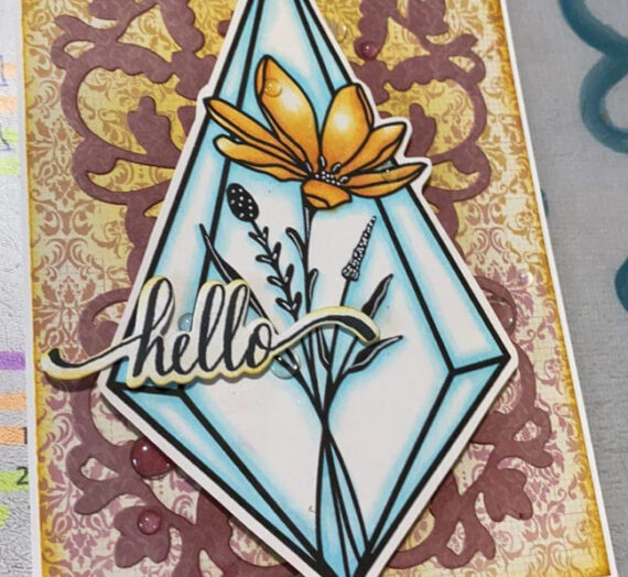 Copic-Colored “Sweet Hello” Card with Guest Designer Leah Tees