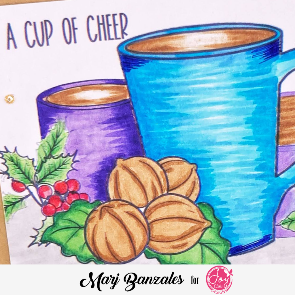Cups with cheer of mood board