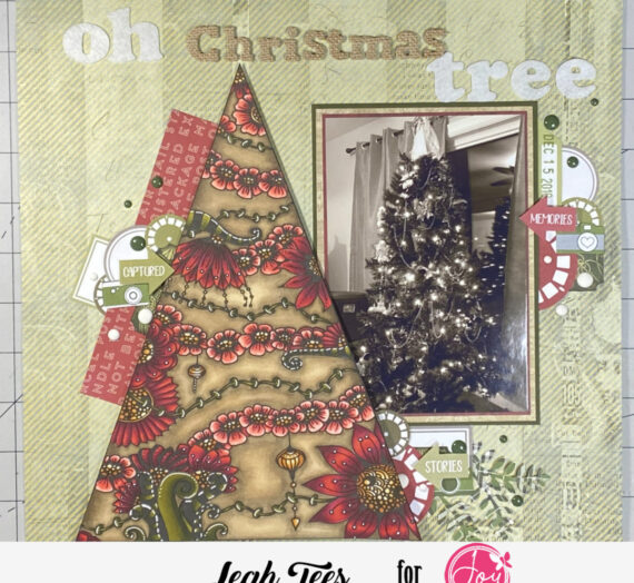 Christmas Joy Scrapbook Layout