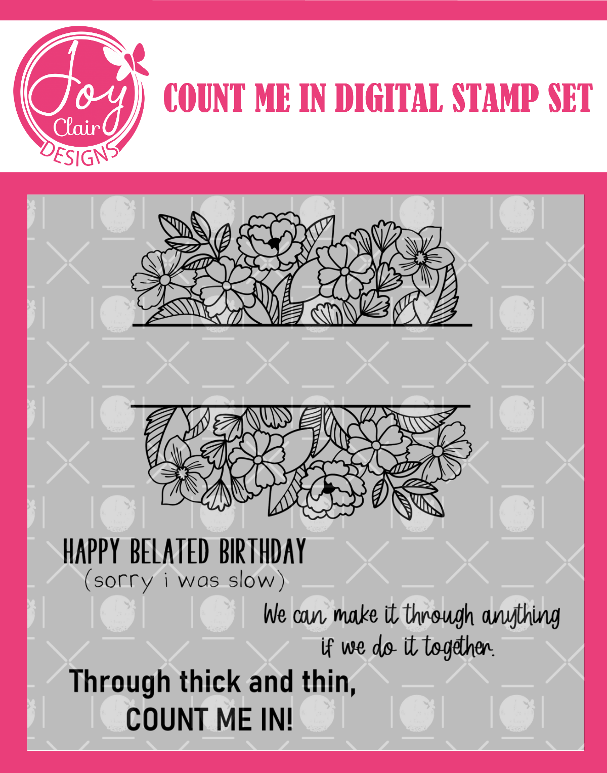 Count Me In Digital Stamps