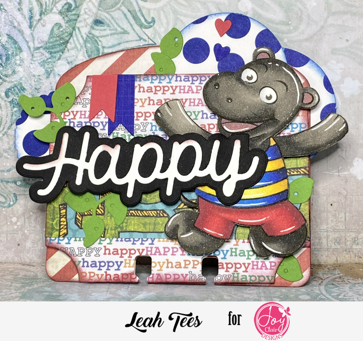 Happy Hippo Good Luck digital stamps