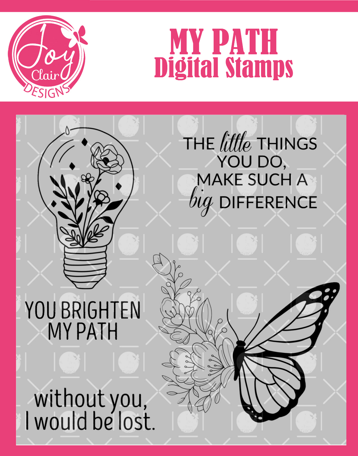 My Path Digital Stamp Set