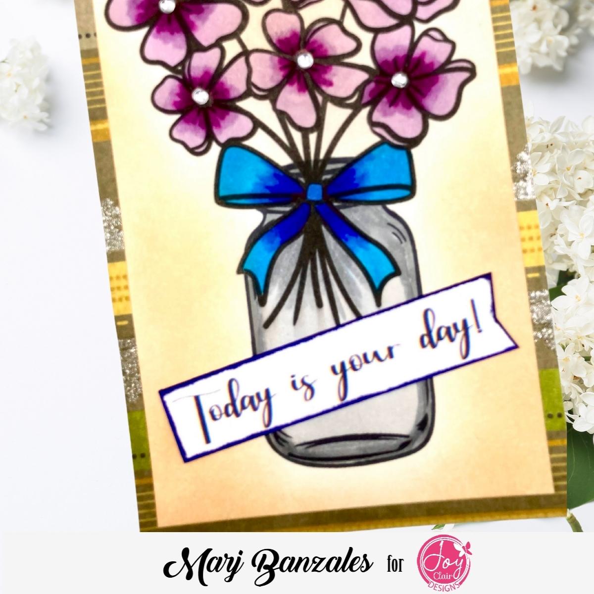 today is your day everything better mini slimline card