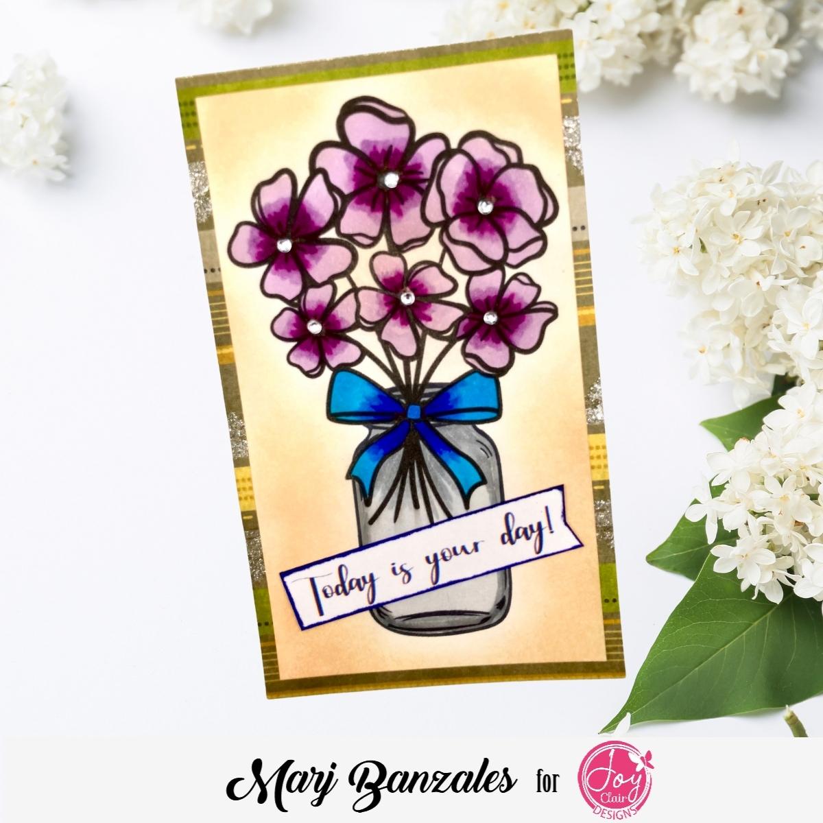 today is your day everything better mini slimline card