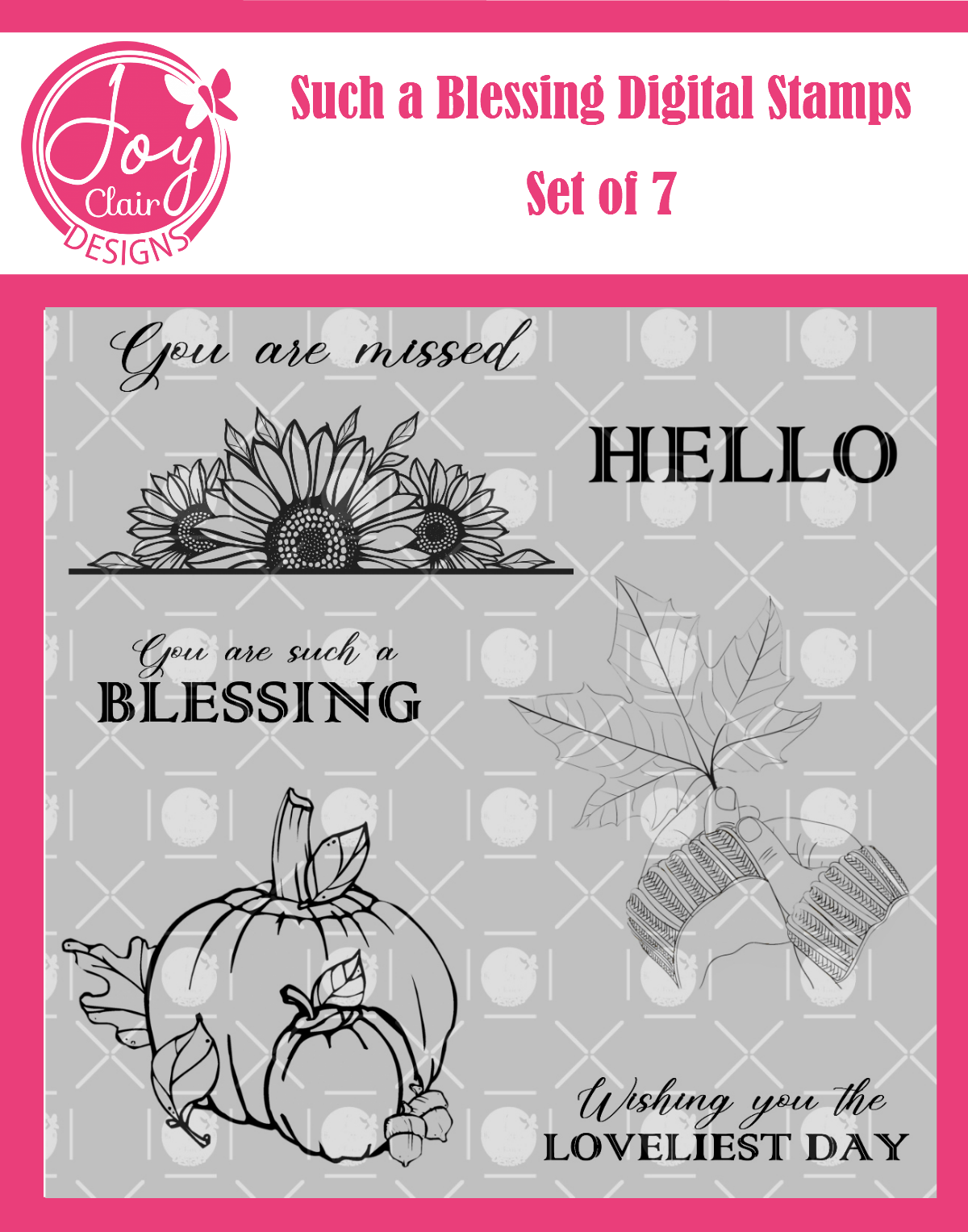 Such a Blessing Digital Stamp Set